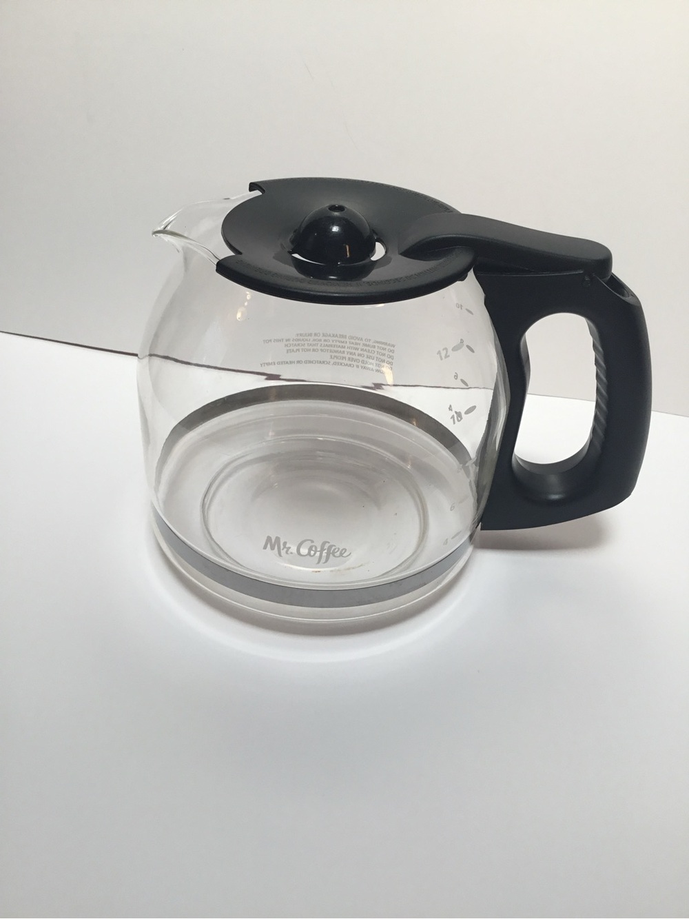 Mr Coffee Black Replacement Glass Carafe
